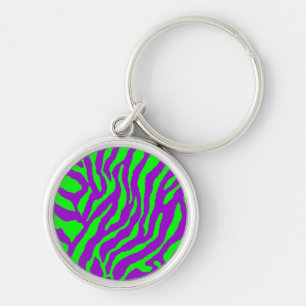 Corey Tiger 80s Vintage Tiger Stripes Keychain