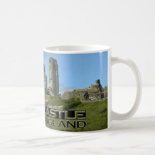 Corfe Castle Coffee Mug (Right)
