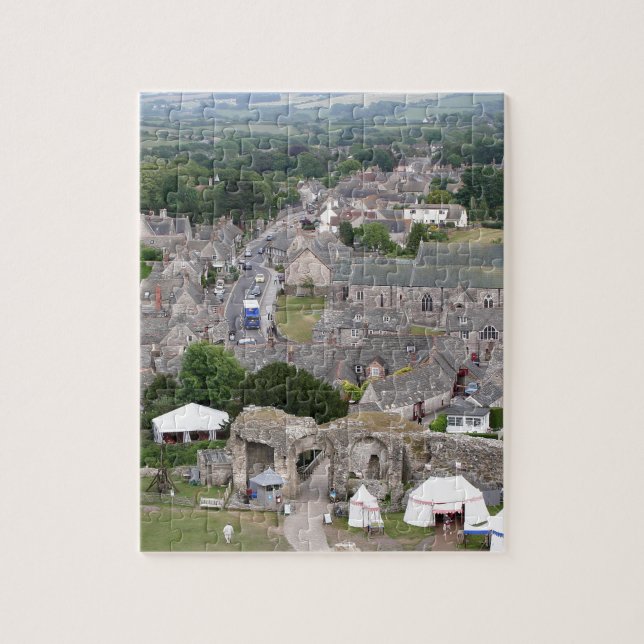 Corfe Castle, Dorset, England Jigsaw Puzzle (Vertical)