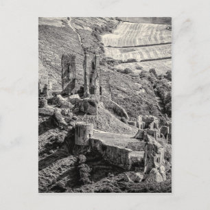 Corfe Castle Postcard