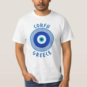 Corfou, Grèce - T-Shirt Greek Evil Eye