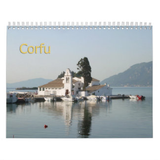 CORFU, Calendrier Mur GRÈCE