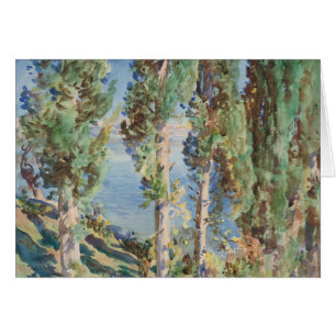 Corfu Cypresses by John Singer Sargent