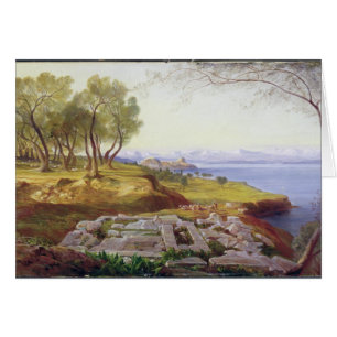 Corfu from Ascension, c.1856-64 (oil on canvas)