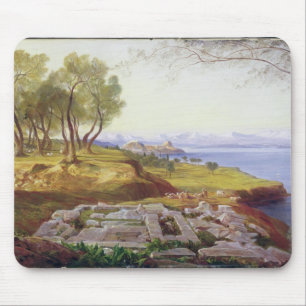 Corfu from Ascension, c.1856-64 (oil on canvas) Mouse Pad
