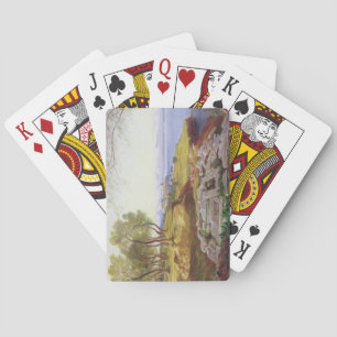 Corfu from Ascension, c.1856-64 (oil on canvas) Playing Cards