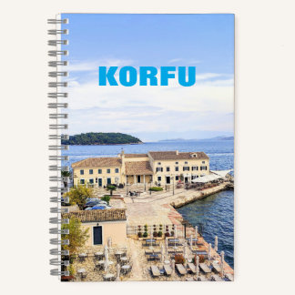 Corfu Greece Notebook