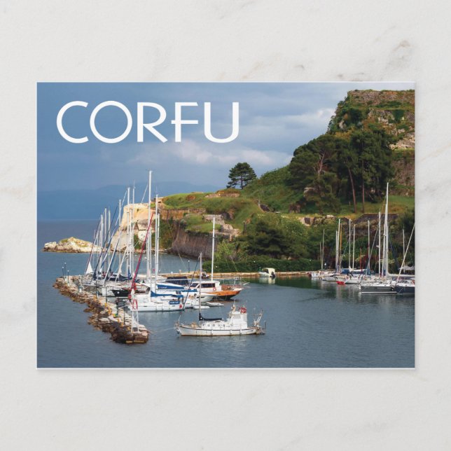 Corfu, Greece Postcard (Front)