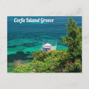 Corfu Island Greece Postcard