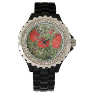 Corfu Red Poppies Watch