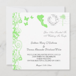 Corfu Wedding Invitation