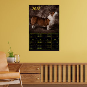 Corgi 2026 Wall Calendar Poster