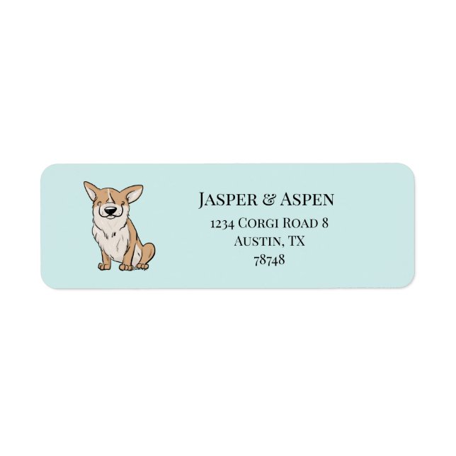 Corgi Address (Front)