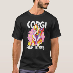 Corgi and Tennis T-Shirt