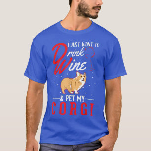 Corgi And Wine T-Shirt