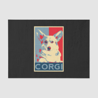 Corgi Art Dog Art for Fans Of Corgis Tissue Paper