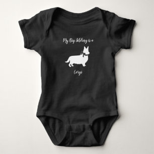 Corgi Baby Shower Dog Bodysuit