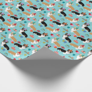 Corgi Birthday gift wrap