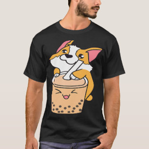 Corgi Boba Milk Tea  Bubble Tea JT T-Shirt
