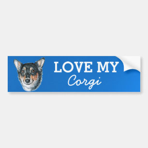 Corgi Bumper Sticker