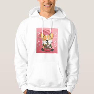 Corgi But First Ramen Sweet Kawaii Noodle Dogs Hoodie