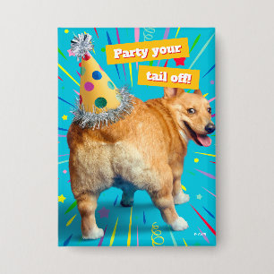 Corgi Butt Birthday Hat