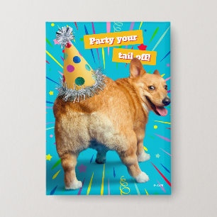 Corgi Butt Birthday Hat