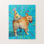 Corgi Butt Birthday Hat Jigsaw Puzzle<br><div class="desc">Party your tail off! | Avanti,  the Global Humour Brand™ has been entertaining the world with its Feel Good Funny greeting cards for over 40 years. Our characters live life to the fullest and celebrate the humour in everyday life.</div>