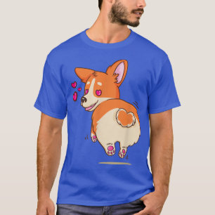 Corgi Butt Cute Dog for Corgi Mom and Dog Dad Kawa T-Shirt
