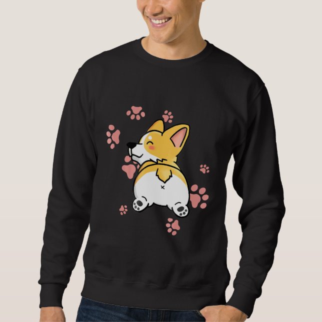 Corgi Butt Dog Sweatshirt (Front)