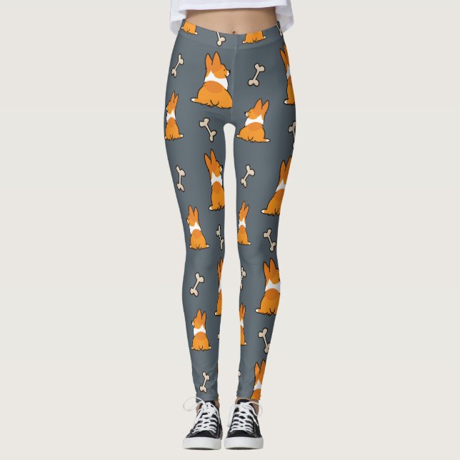 Corgi Butt Leggings (Front)