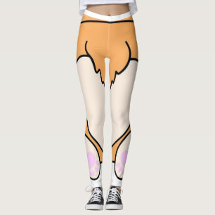 corgi butt leggings
