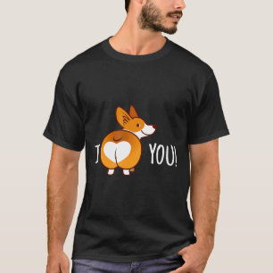 Corgi Butt Love Dog Pet Puppy Couples  Tee