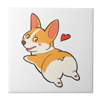 Corgi Butts Tile