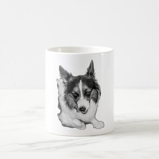 Corgi Charm in Fall Air Coffee Mug (Center)