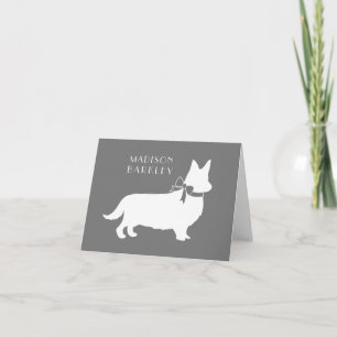 Corgi Chien Pembroke Welsh Note Card