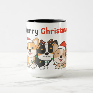 Corgi Christmas Animals Cute Dogs Merry Christmas  Mug