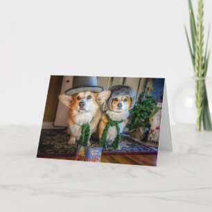 Corgi Christmas card