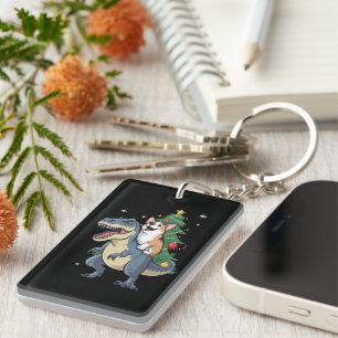 Corgi Christmas Dinosaur Tree Rex Holiday Xmas  Keychain