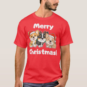 Corgi Christmas Dogs Christmas Animals Cute Dogs 2 T-Shirt