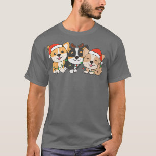 Corgi Christmas Dogs Christmas Animals Cute DogsT- T-Shirt