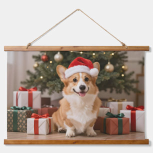 Corgi Christmas Hanging Tapestry