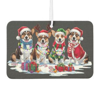 Corgi Christmas Lights - Adorable Design Air Freshener