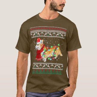 Corgi Christmas Sweater Corgi Christmas Santa Hat 