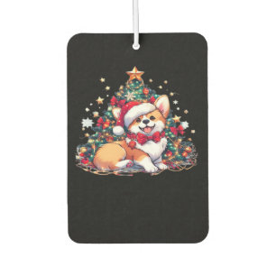 Corgi Christmas Tree Oversized T-Shirt Air Freshener