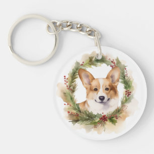 Corgi Christmas Wreath Festive Pup