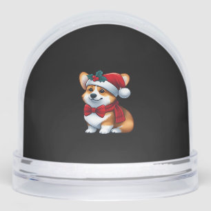 Corgi Claus A Pawsitively Merry Christmas Classic Snowglobe