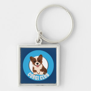 Corgi club keychain