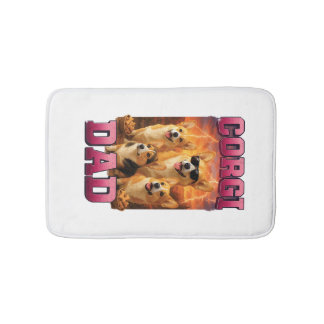 Corgi Copy Copy Copy Bath Mat