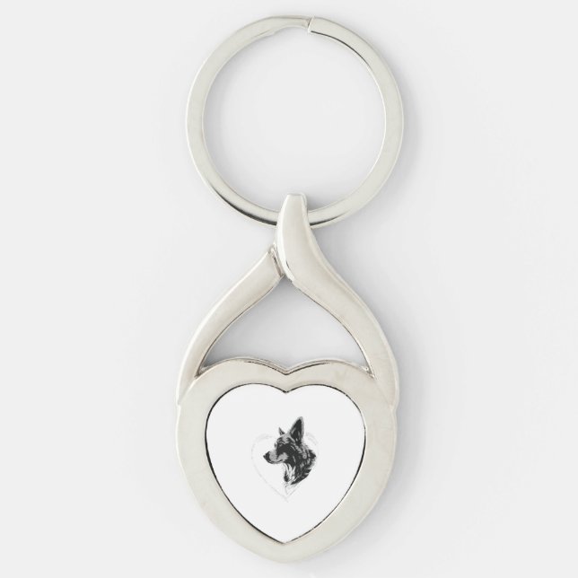 Corgi Copy Copy Copy Copy Keychain (Front)